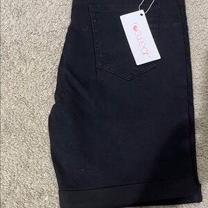 Roswear Black Denim Shorts